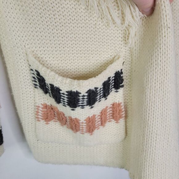 Billabong Tassled Soft Knit Cardigan Sweater - Picture 10 of 12